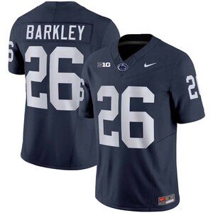 Mens Youths Kids Womens Saquon Barkley Vapor Navy Blue Stitched Jersey